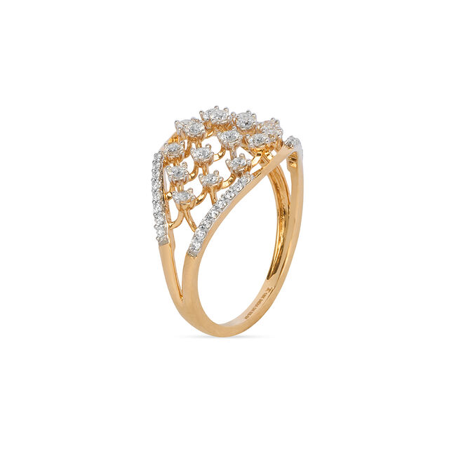 Tanishq 18KT Diamond Finger Ring for Women 2