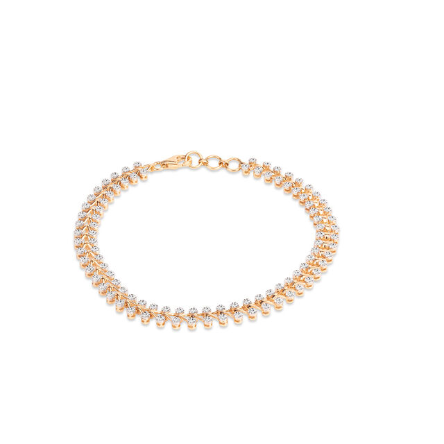 Tanishq 18KT Diamond Bracelet for Women 
