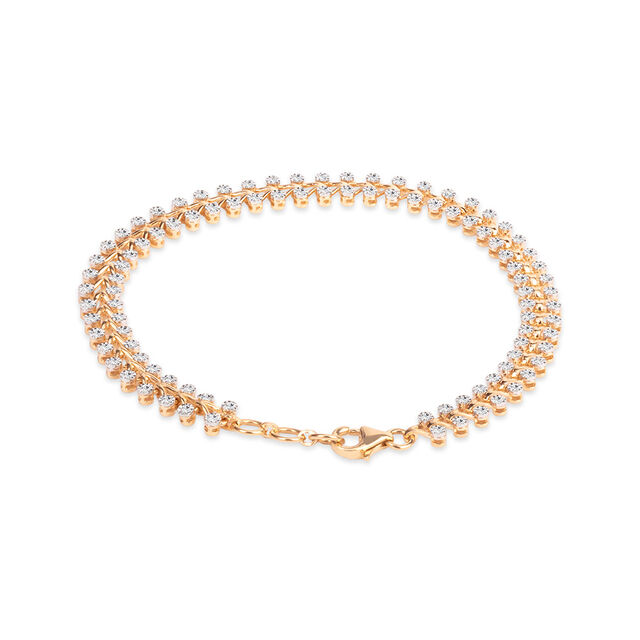 Tanishq 18KT Diamond Bracelet for Women 2