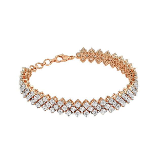 Tanishq 18KT Diamond Bracelet for Women 