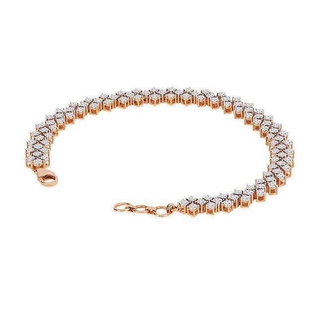Tanishq 18KT Diamond Bracelet for Women 2