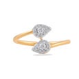 Twin Peak Diamond Solitaire Ring 3