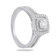 Radiant Halo Diamond Engagement Ring 2