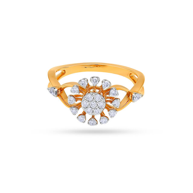 Tanishq 18KT Diamond  Finger Ring