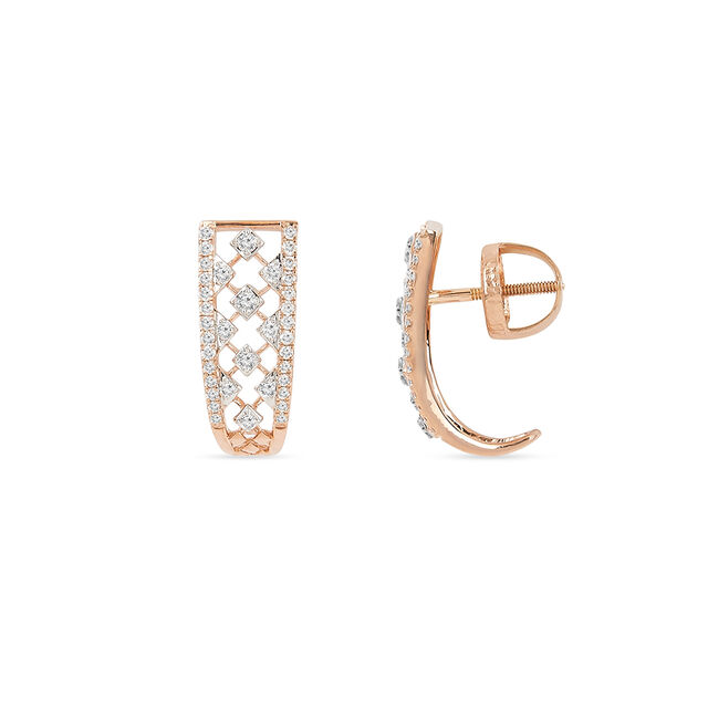 Tanishq 18KT Diamond Earrings for Women 5