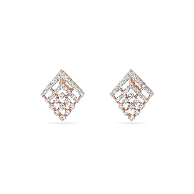 Tanishq 18KT Diamond Earrings for Women