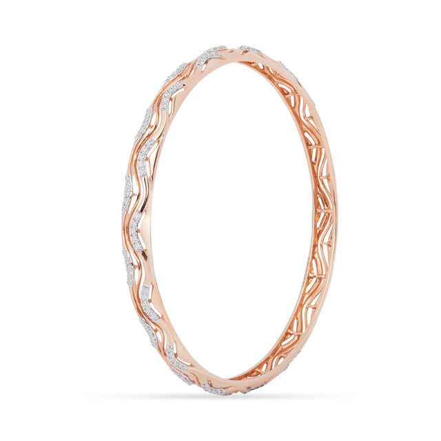 Tanishq 18KT Diamond Bangle for Women 2