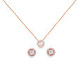 Pendant with Chain and Earrings Set 