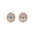 Tanishq 18 Karat Diamond Pendant with Chain and Earrings Set for Women 3