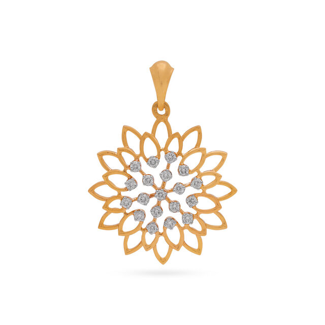 Graceful Gold Pendant Set 2