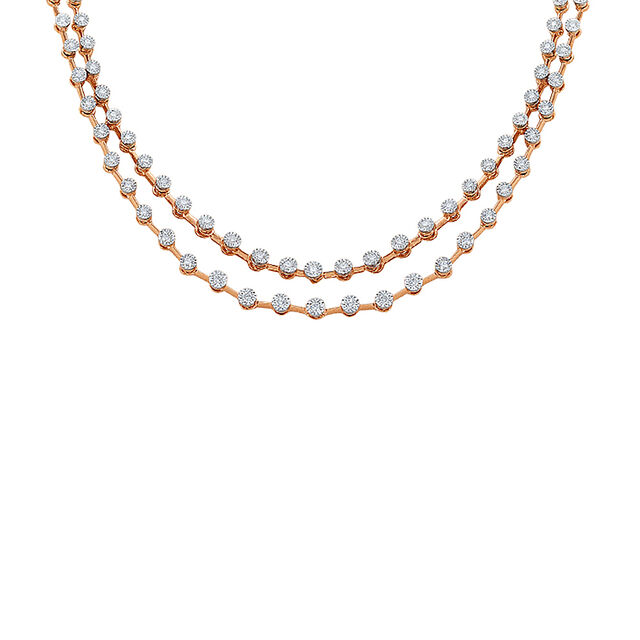 Eternal Rosy Diamond Necklace Set 5