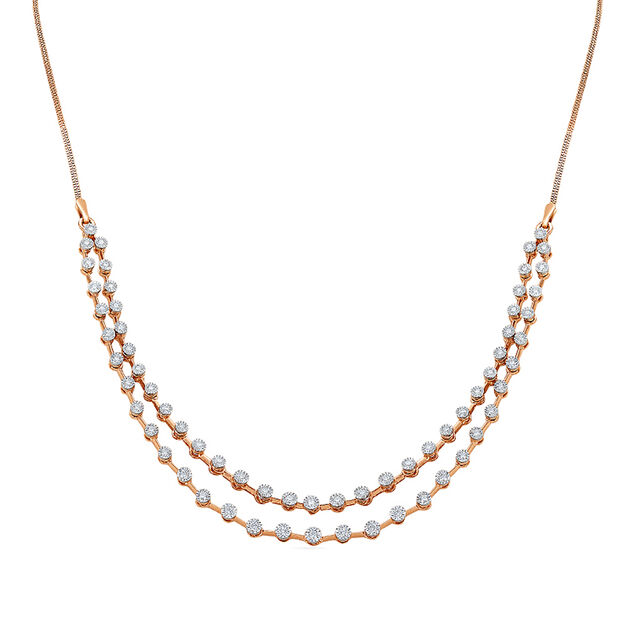 Eternal Rosy Diamond Necklace Set 6