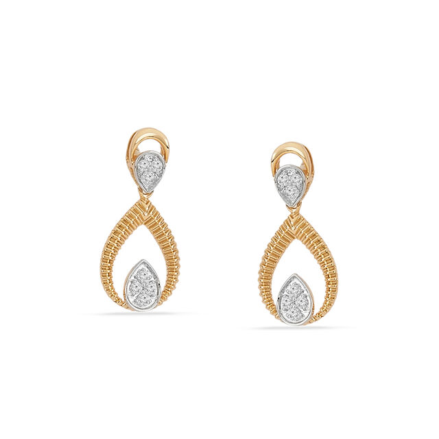 Tanishq 18KT Diamond Earrings for Women 