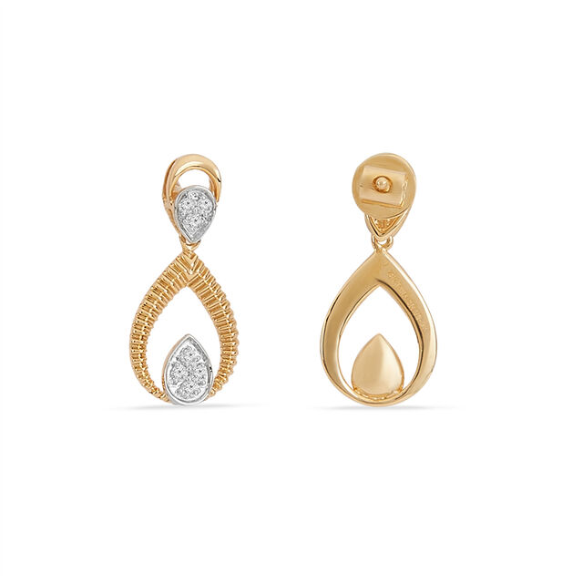 Tanishq 18KT Diamond Earrings for Women 3
