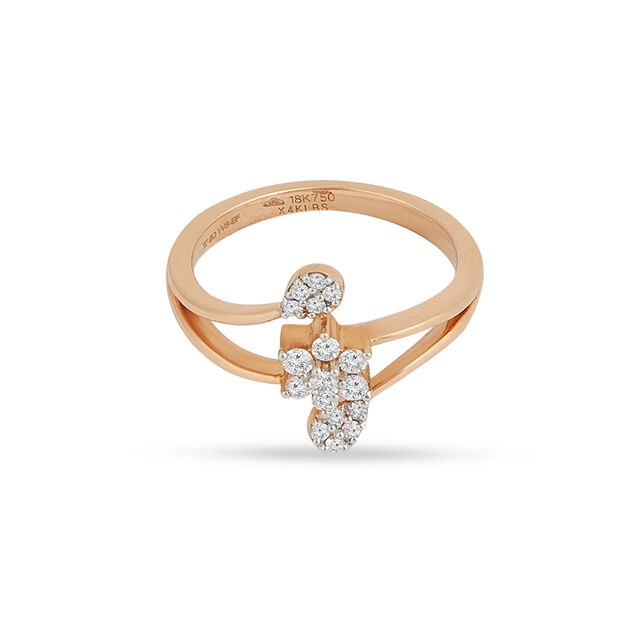 Tanishq 18KT Diamond Finger Ring for Women 