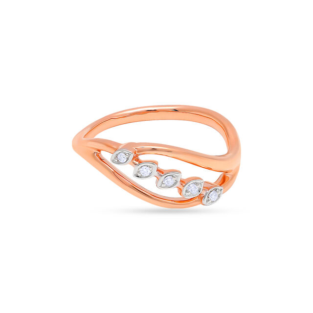 Tanishq 18KT Diamond Finger Ring for Women