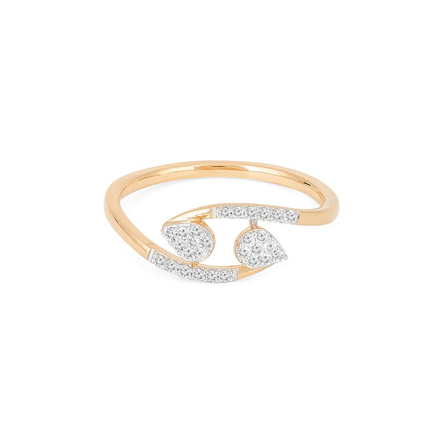 Tanishq 18KT Diamond Finger Ring for Women 