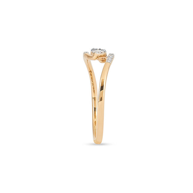 Tanishq 18KT Diamond Finger Ring for Women 4