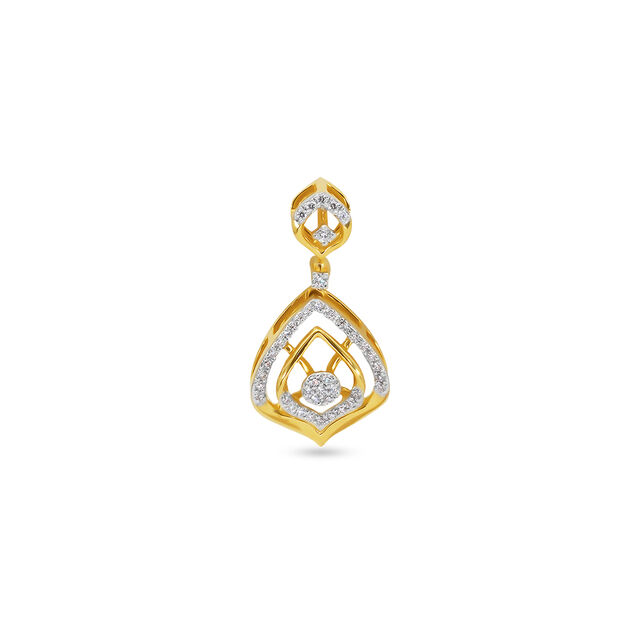 Tanishq 18 Karat Diamond Pendant for Women 