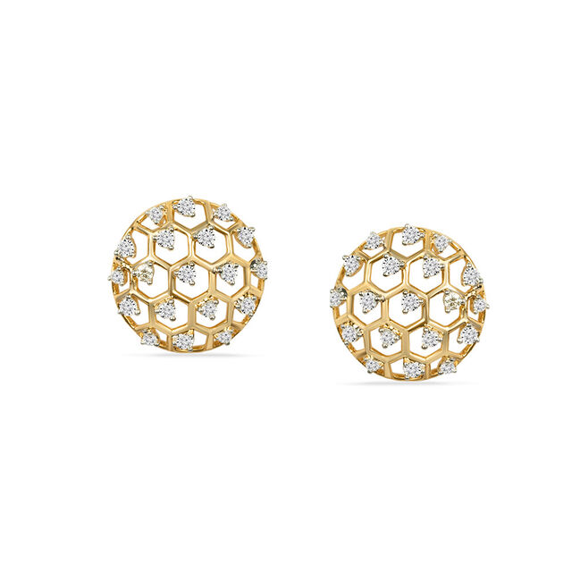 Tanishq 18KT Diamond Stud Earrings for Women