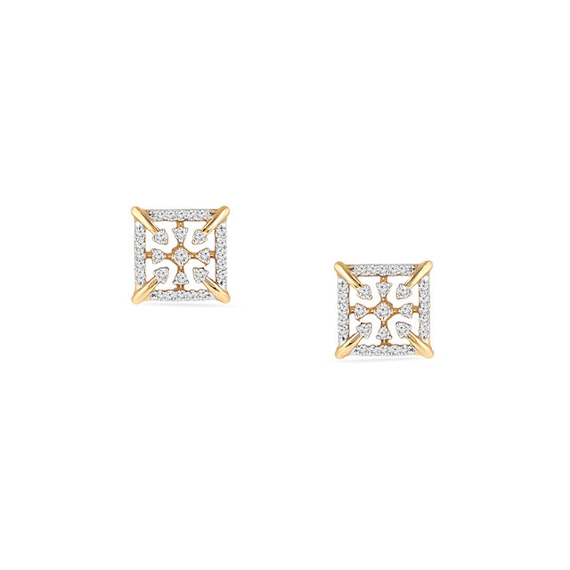 Tanishq 18KT Diamond Earrings for Women 