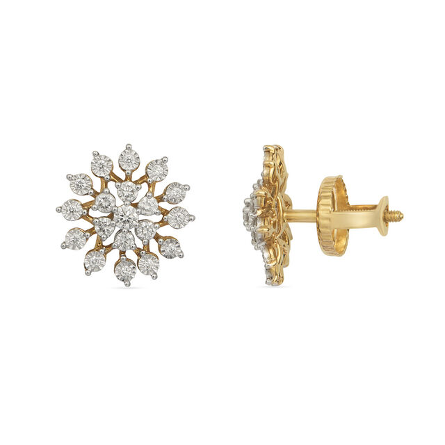 Tanishq 18KT Diamond Earrings 2