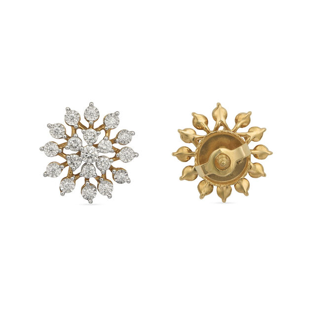 Tanishq 18KT Diamond Earrings 3