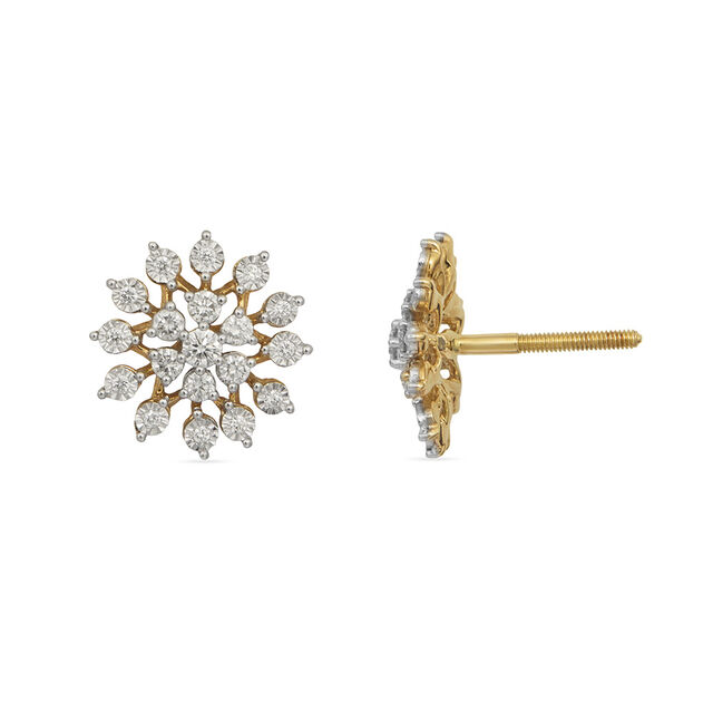 Tanishq 18KT Diamond Earrings 4