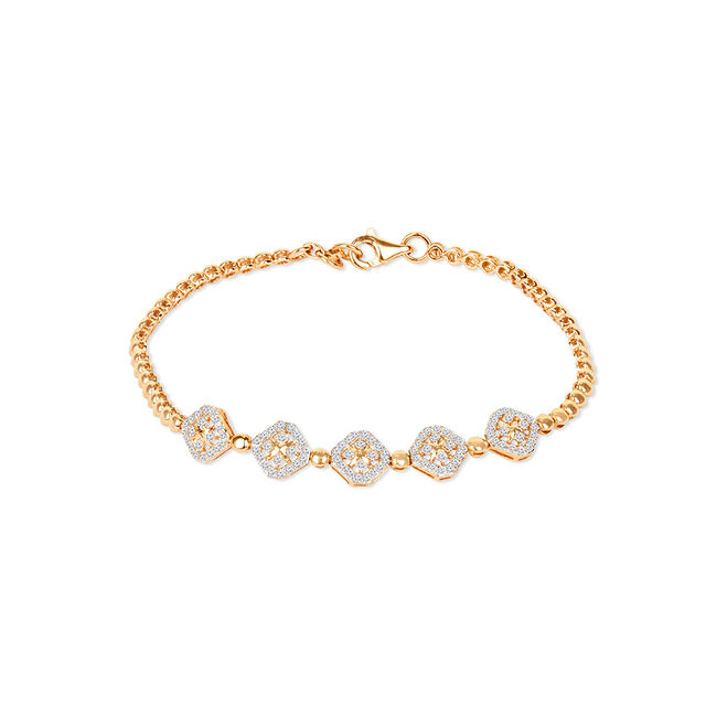 Tanishq 18KT Diamond Bracelet for Women 