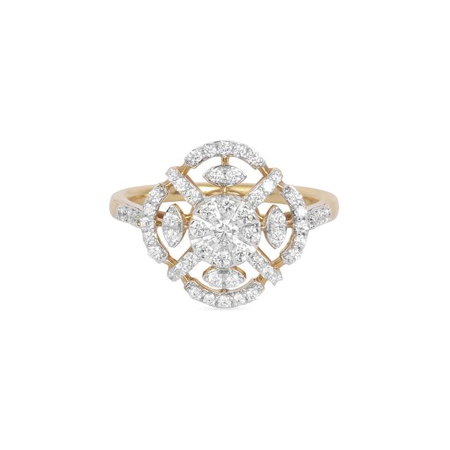 Tanishq 18KT Diamond Finger Ring 