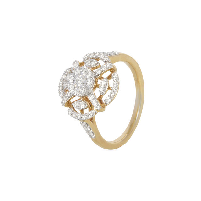 Tanishq 18KT Diamond Finger Ring 2