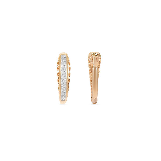 Tanishq 18KT Diamond Hoop Earring for Women 3
