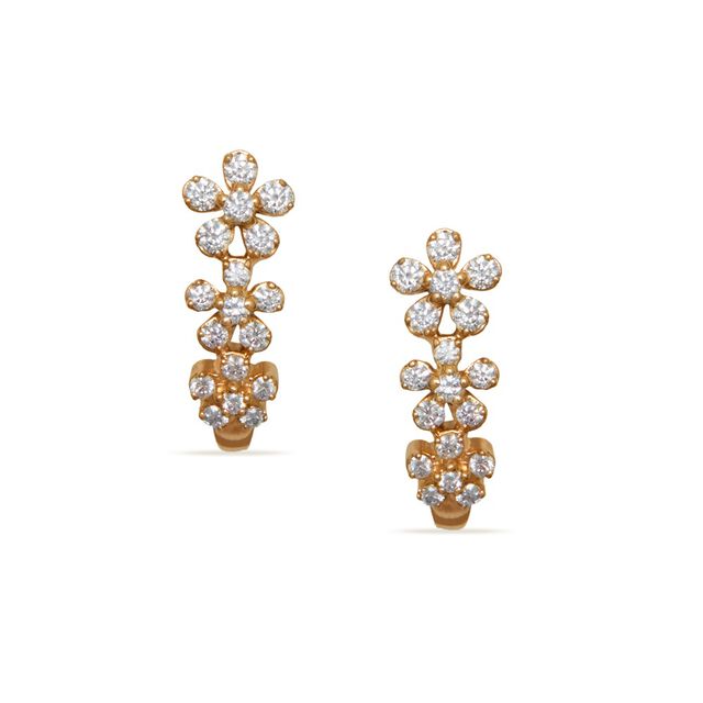 Tanishq 18KT Diamond Earrings 