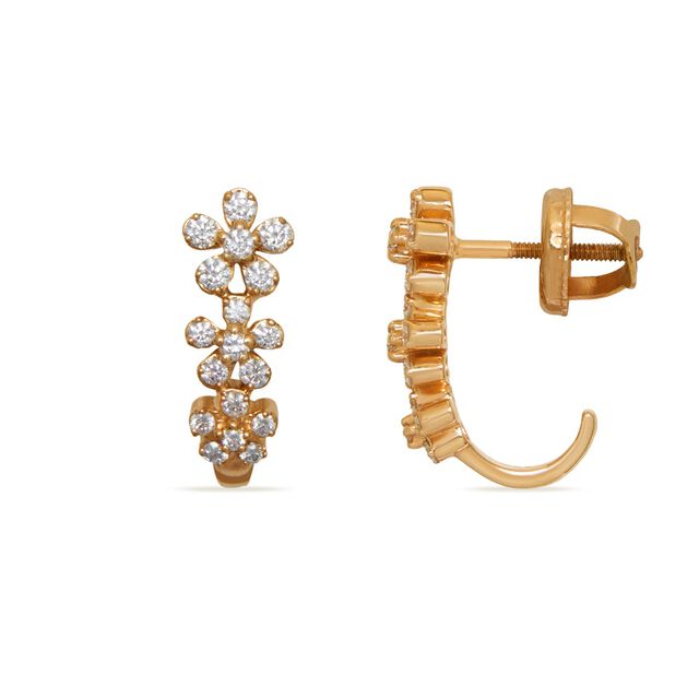 Tanishq 18KT Diamond Earrings 2