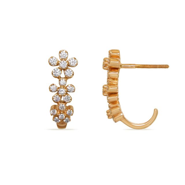 Tanishq 18KT Diamond Earrings 4