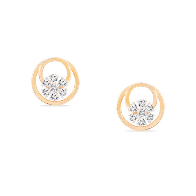 Tanishq 18KT Diamond Earrings for Women 