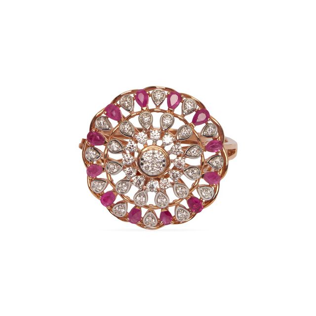 Tanishq 18KT Diamond Finger Ring 