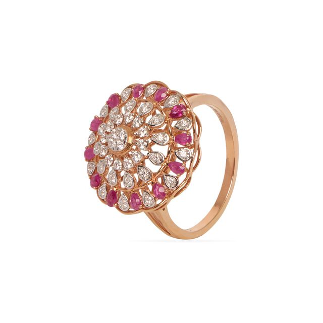 Tanishq 18KT Diamond Finger Ring 2