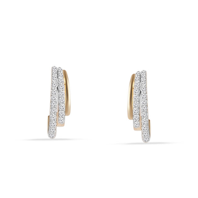 Tanishq 18KT Diamond Earrings for Women 
