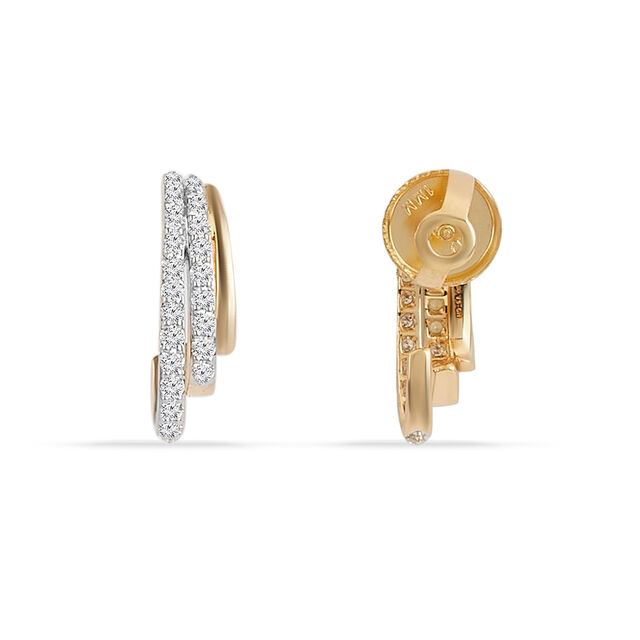 Tanishq 18KT Diamond Earrings for Women 3