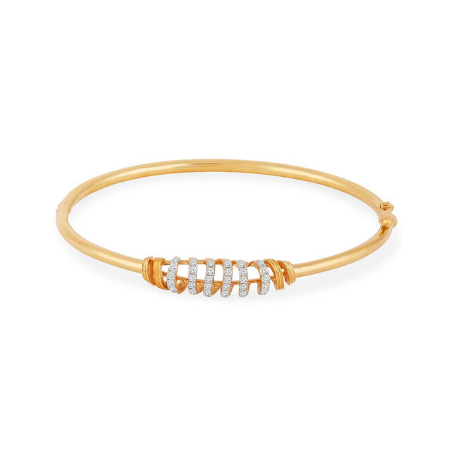 Tanishq 18KT Diamond Bangle for Women 