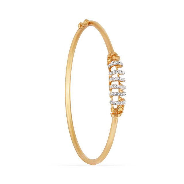 Tanishq 18KT Diamond Bangle for Women 2