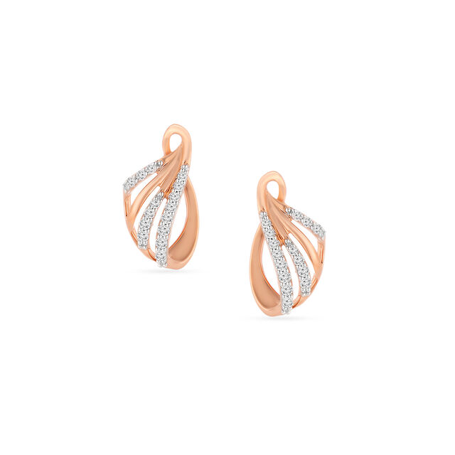 Tanishq 18KT Diamond Pendant and Earrings Set for Women 4