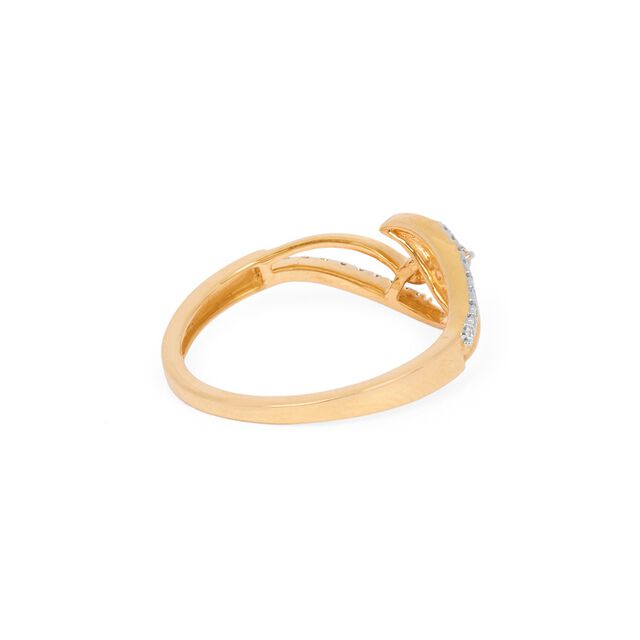 Tanishq 14KT Diamond Finger Ring for Women 5