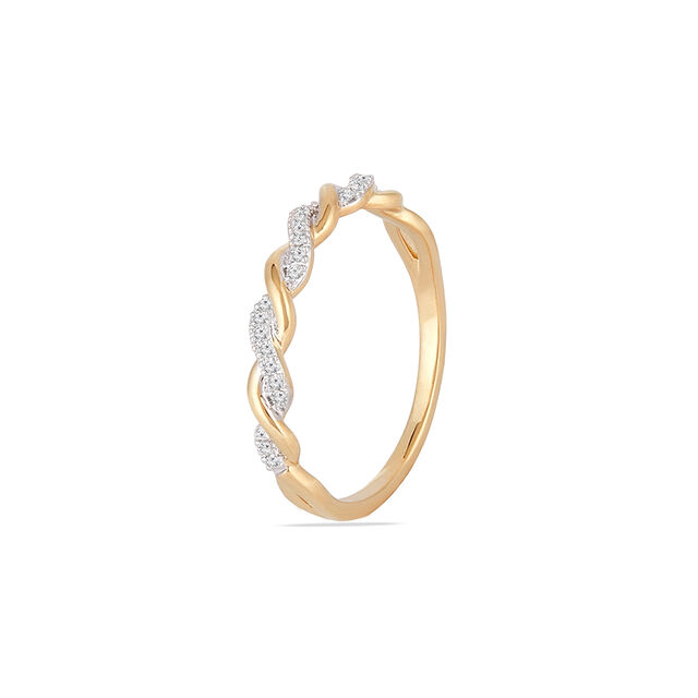 Tanishq 18KT Diamond Finger Ring for Women 2