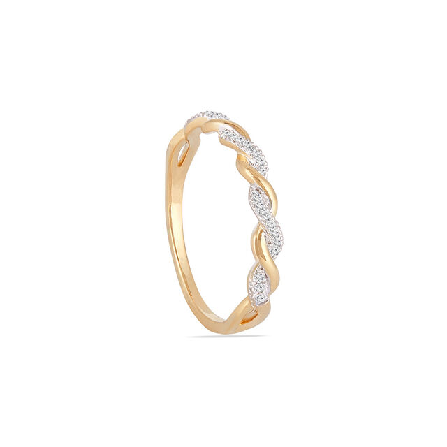Tanishq 18KT Diamond Finger Ring for Women 3