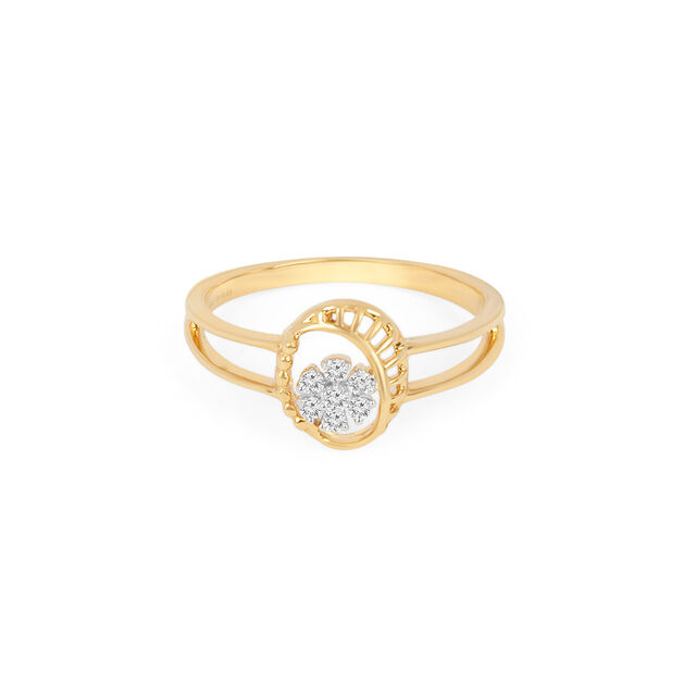 Tanishq 18KT Diamond Finger Ring for Women 
