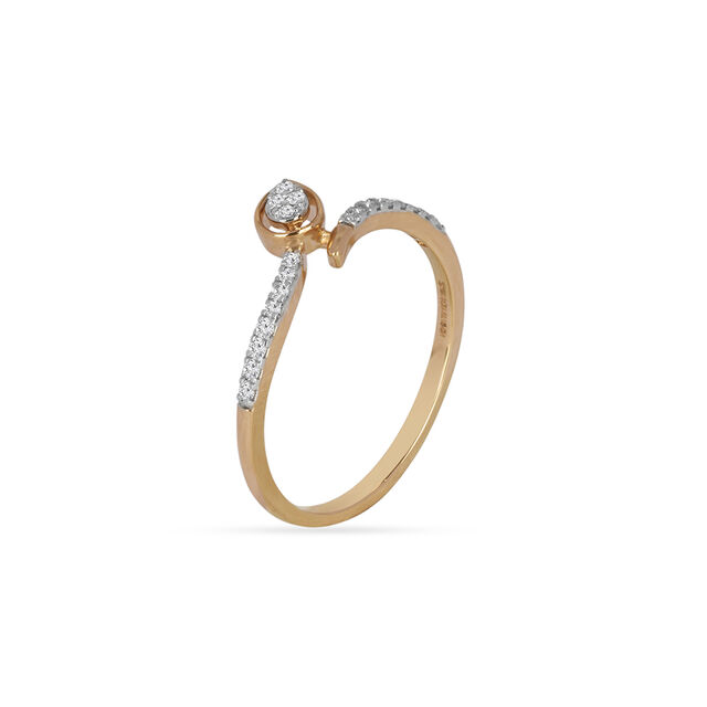 Tanishq 18KT Diamond Finger Ring for Women 2