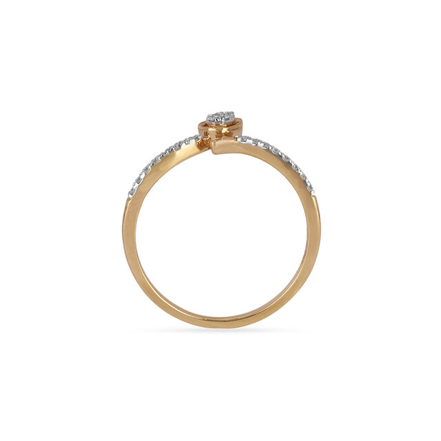 Tanishq 18KT Diamond Finger Ring for Women 3