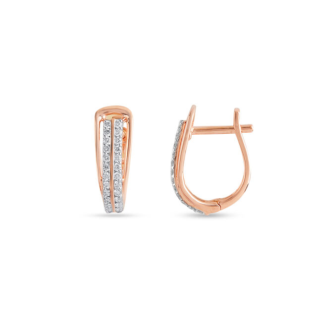 Tanishq 18KT Diamond Earrings for Women 2